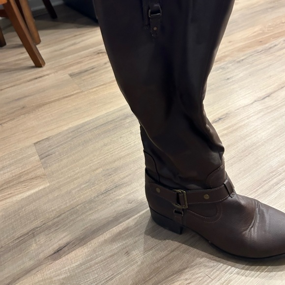 Dark Brown Tall Boots - Picture 1 of 2